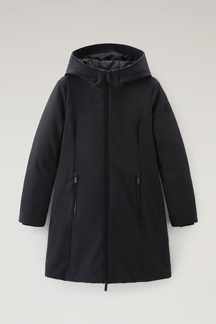 Firth Parka in Softshell (Black) - Main View