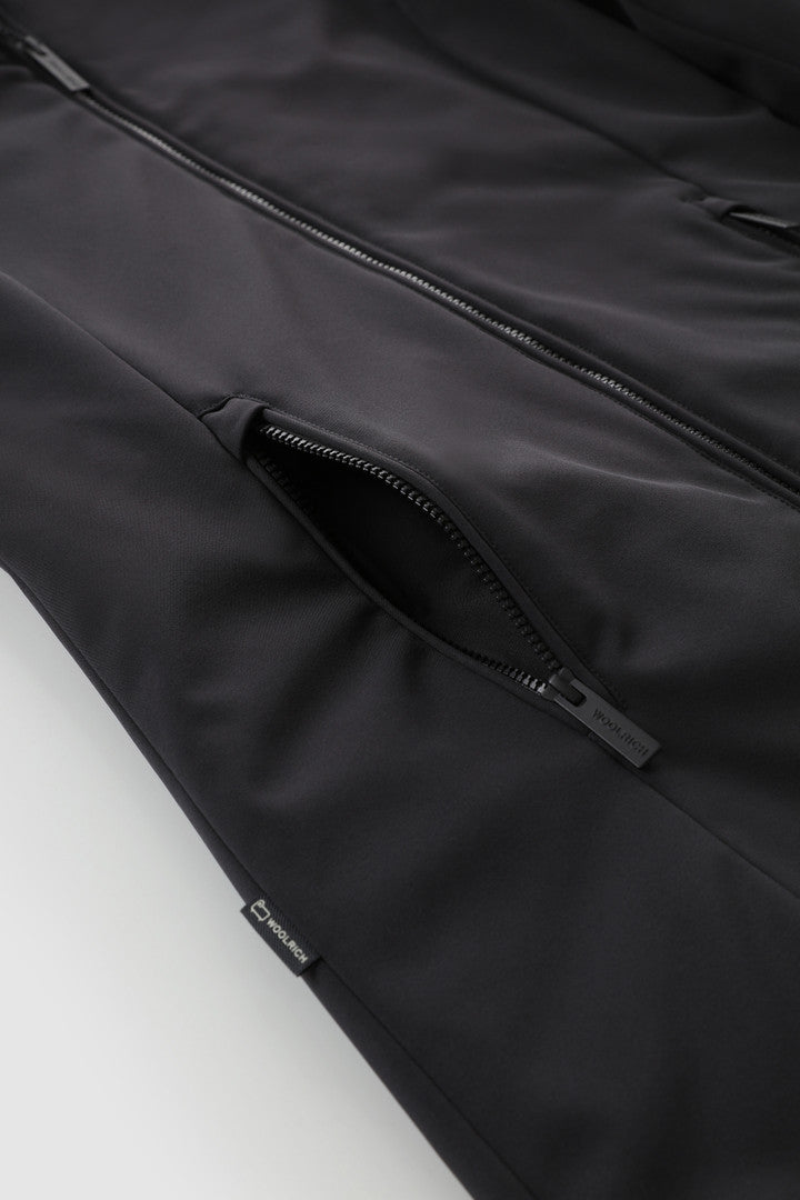 Firth Parka in Softshell (Black) - Detail View 4