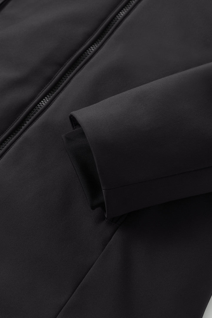 Firth Parka in Softshell (Melton Blue) - Detail View 4
