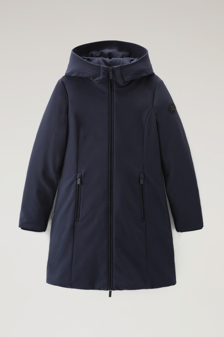 Firth Parka in Softshell (Dark Green) - Detail View 9