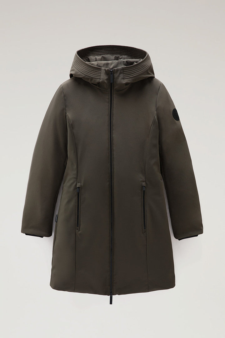 Firth Parka in Softshell (Melton Blue) - Detail View 9