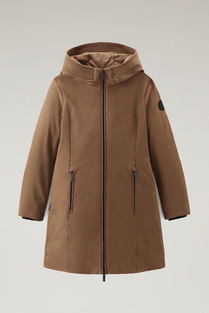 Firth Parka in Softshell (Melton Blue) - Detail View 7