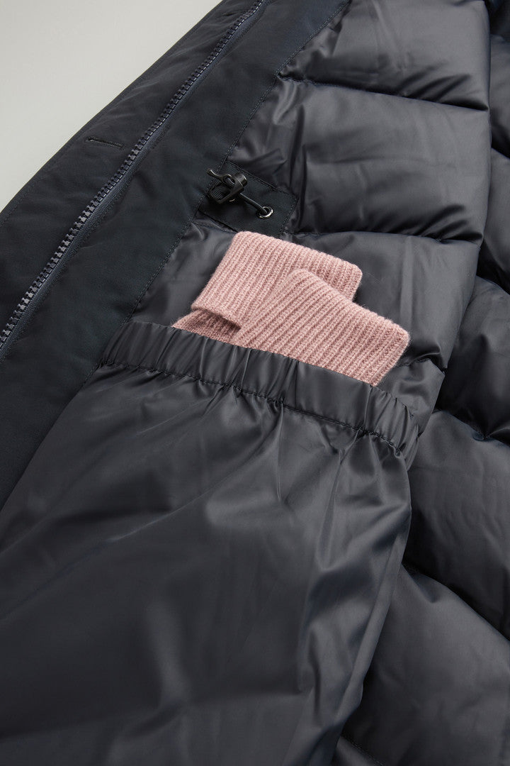 Arctic Parka in Ramar Cloth with Four Pockets and Detachable Fur (Oxford Tan) - Detail View 9