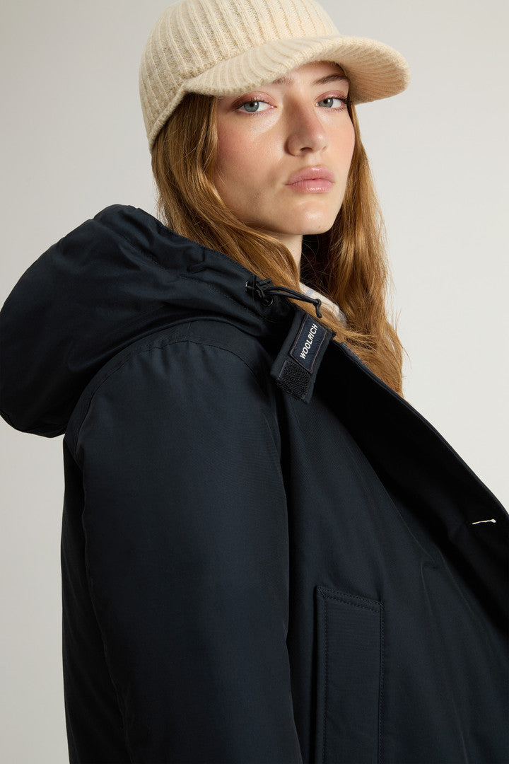 Arctic Parka in Ramar Cloth with Four Pockets and Detachable Fur (Oxford Tan) - Detail View 3
