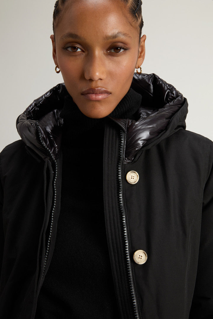 Arctic Parka in Ramar Cloth (Black) - Detail View 4
