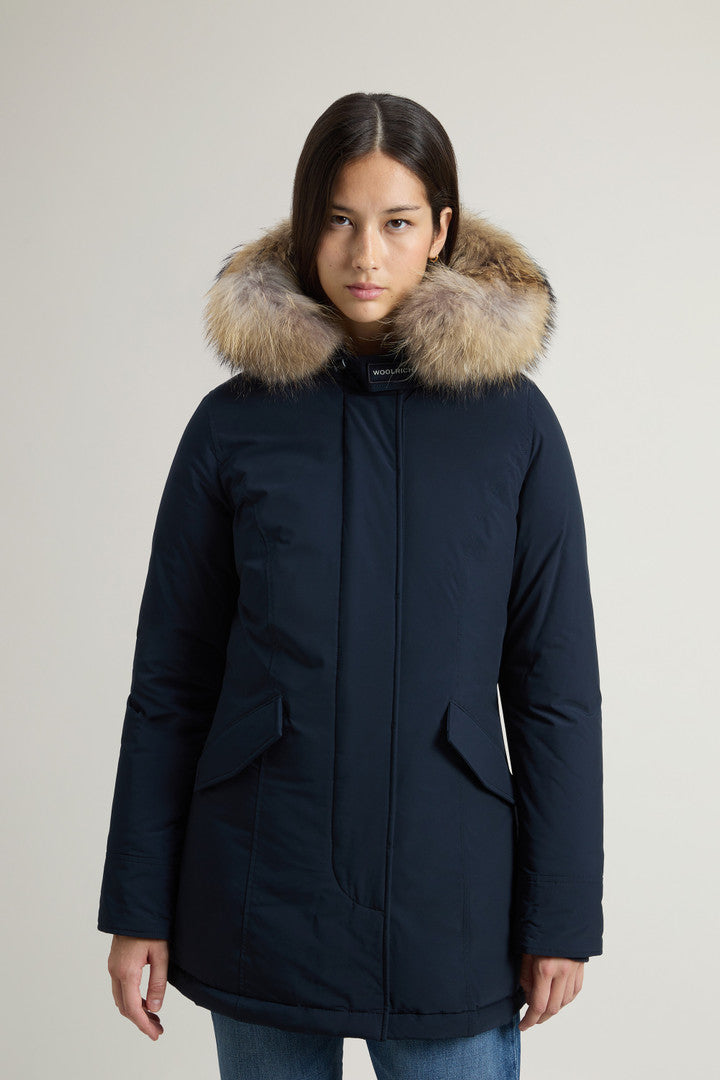 Arctic Parka in Urban Touch with Detachable Fur (Dark Green) - Main View