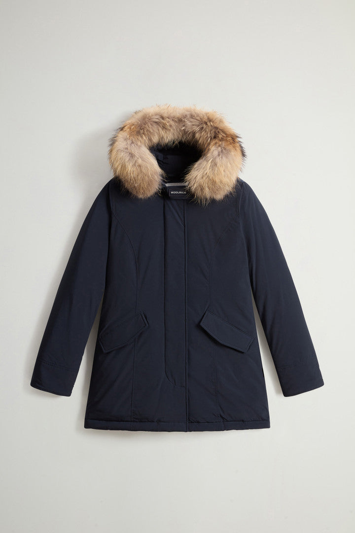 Arctic Parka in Urban Touch with Detachable Fur (Dark Green) - Detail View 14
