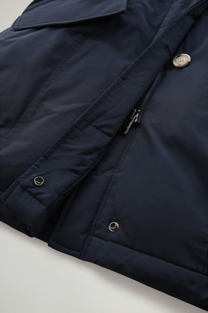 Arctic Parka in Urban Touch with Detachable Fur (Dark Green) - Detail View 7