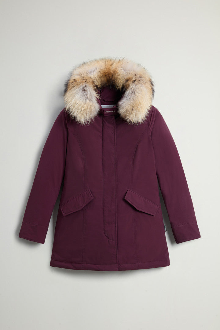 Arctic Parka in Urban Touch with Detachable Fur (Melton Blue) - Detail View 15