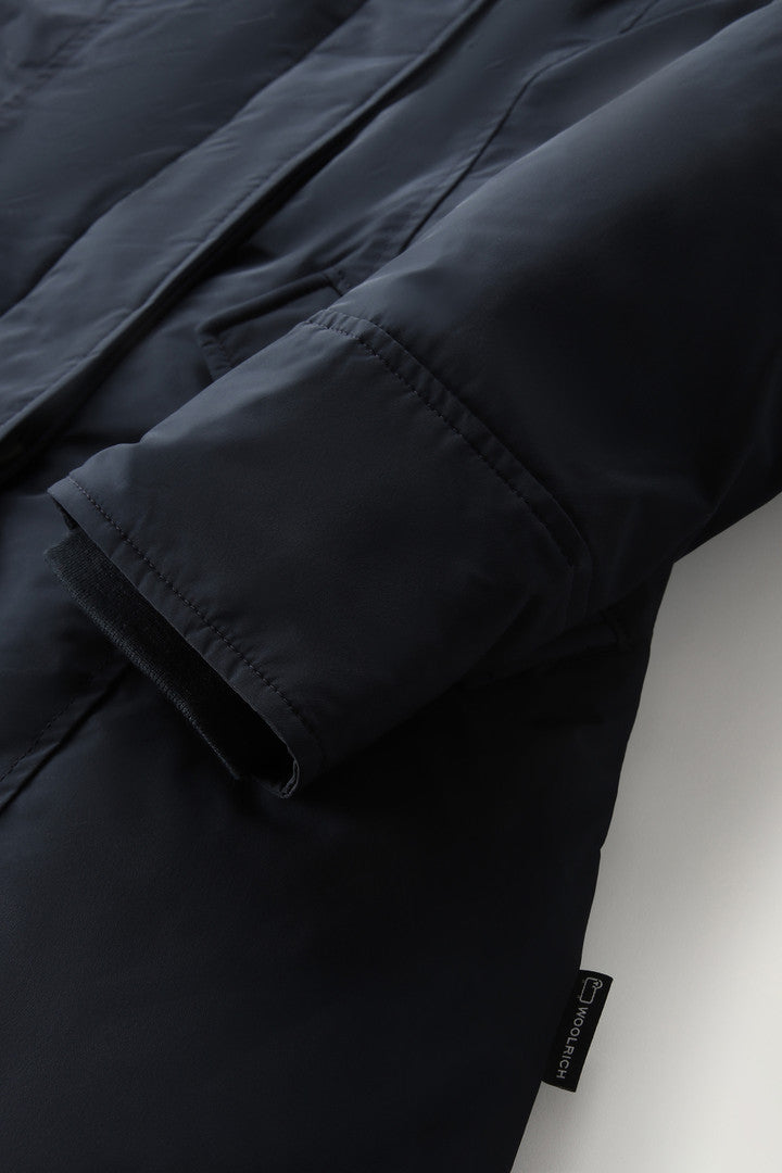 Arctic Parka in Urban Touch (Melton Blue) - Detail View 2