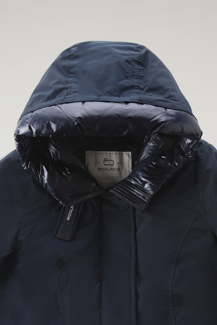 Arctic Parka in Urban Touch (Melton Blue) - Detail View 1