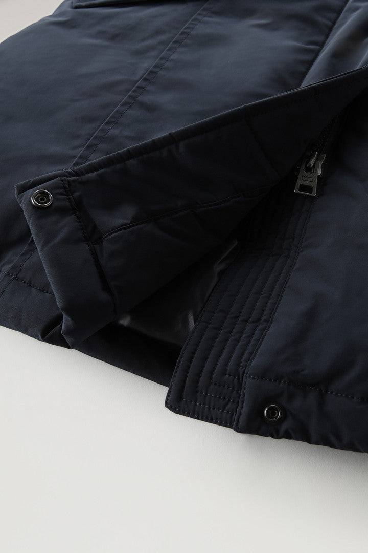 Arctic Parka in Urban Touch (Melton Blue) - Detail View 3