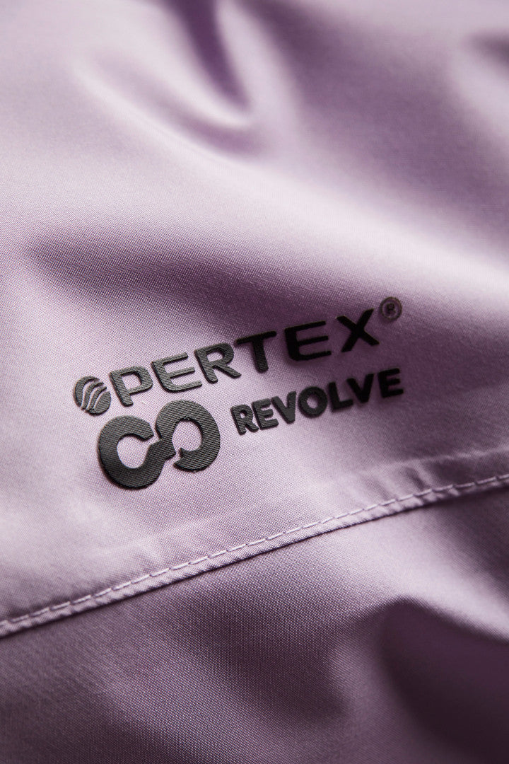 Harveys Waterproof Parka in Pertex Revolve (Lilac Dawn) - Detail View 7