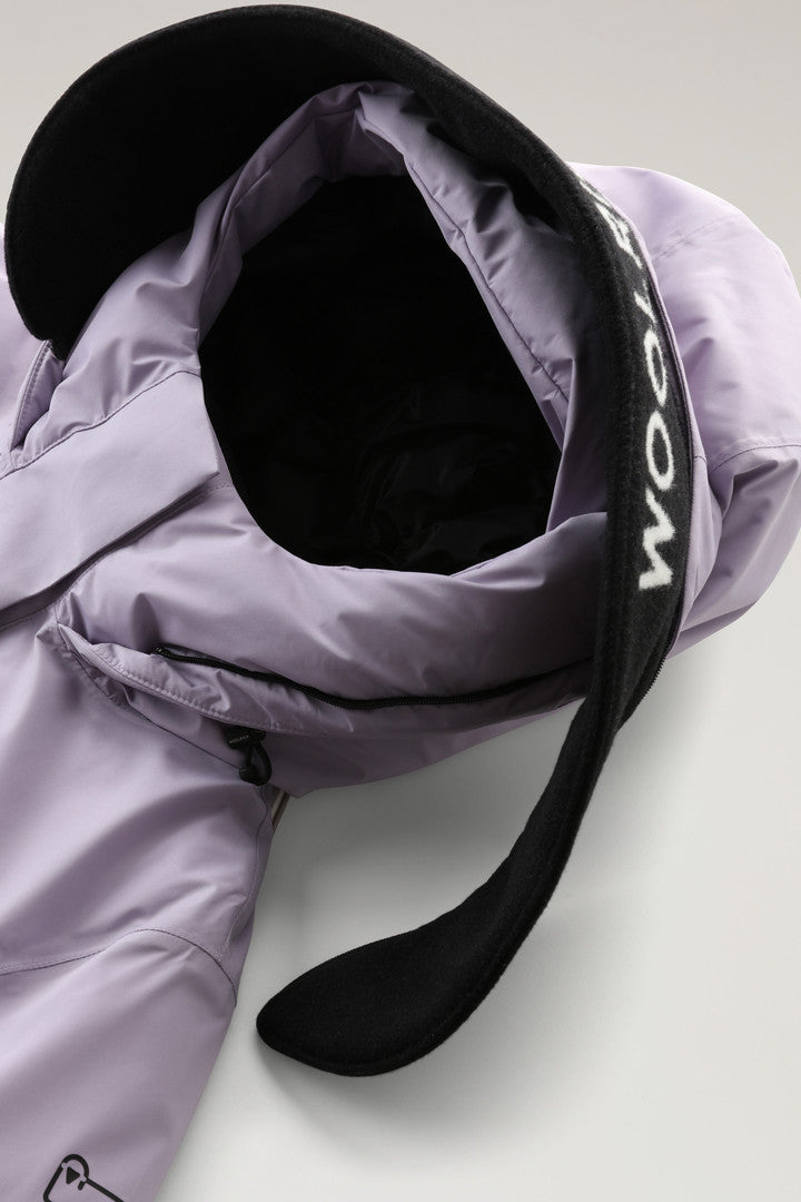 Harveys Waterproof Parka in Pertex Revolve (Lilac Dawn) - Detail View 2