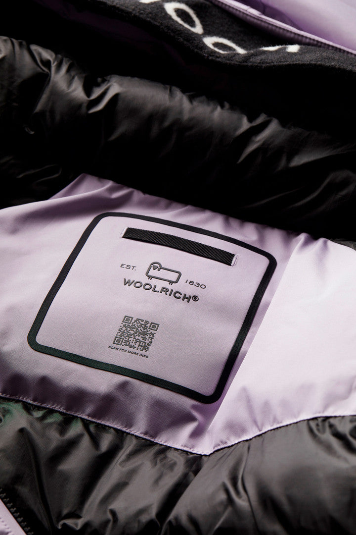 Harveys Waterproof Parka in Pertex Revolve (Lilac Dawn) - Detail View 8