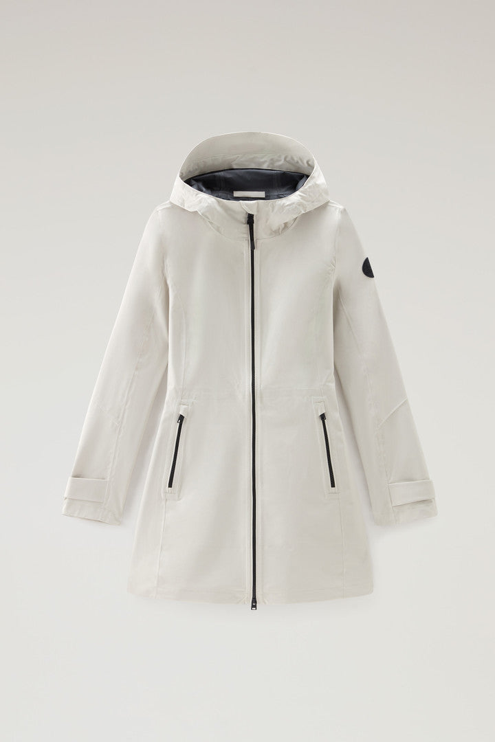 Waterproof Leavitt Lightweight Parka with Hood (Black) - Detail View 6