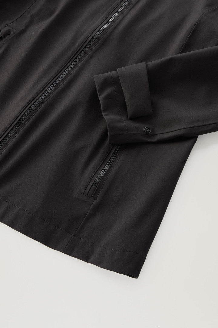 Waterproof Leavitt Jacket with Hood (Black) - Detail View 3