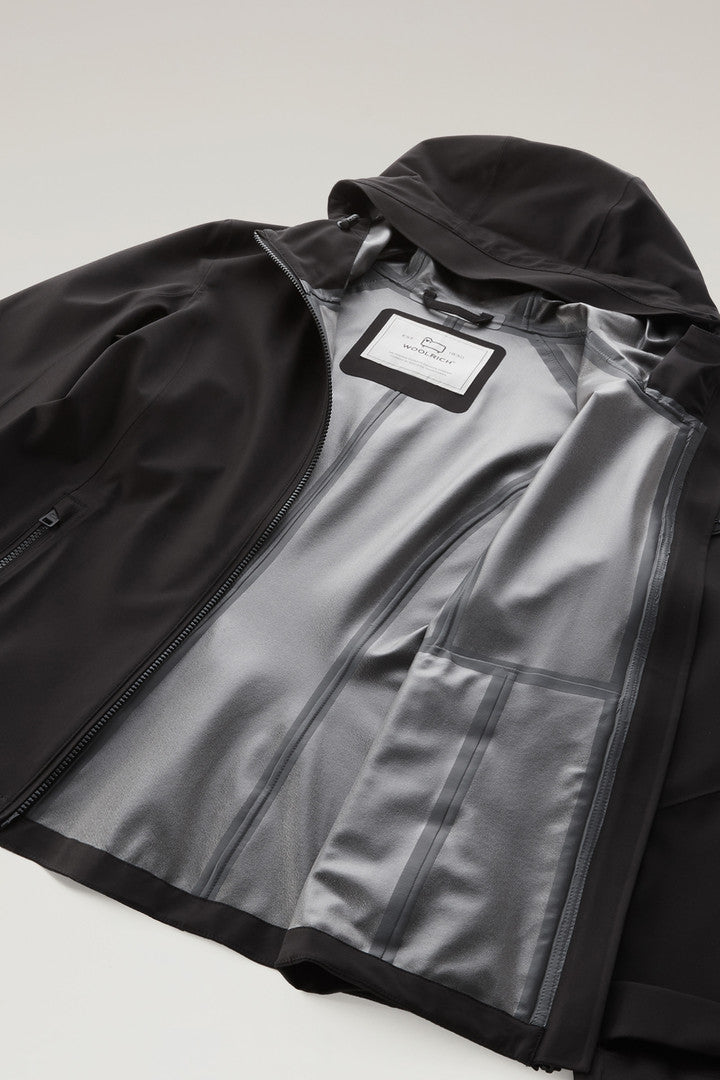 Waterproof Leavitt Jacket with Hood (Black) - Detail View 5