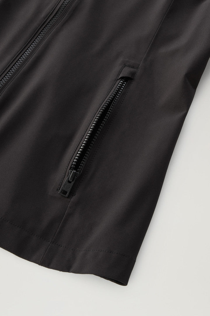 Waterproof Leavitt Jacket with Hood (Black) - Detail View 4