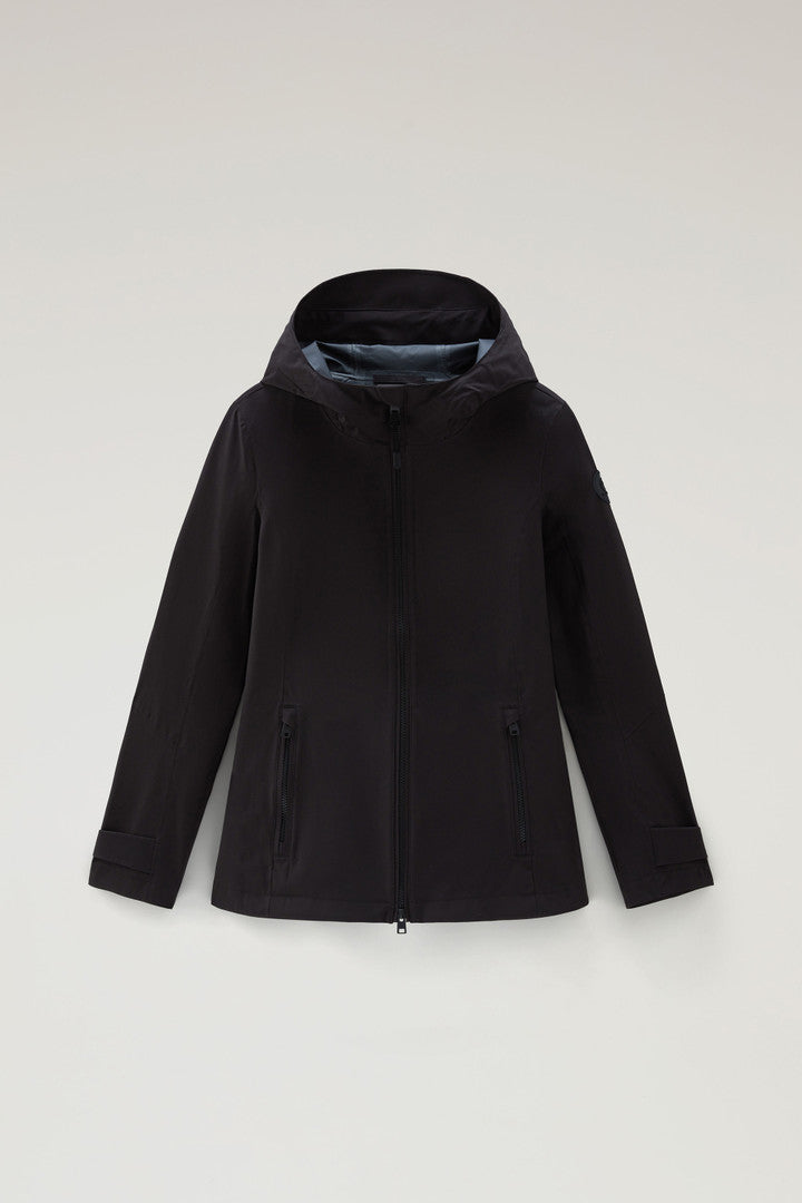 Waterproof Leavitt Jacket with Hood (Black) - Main View
