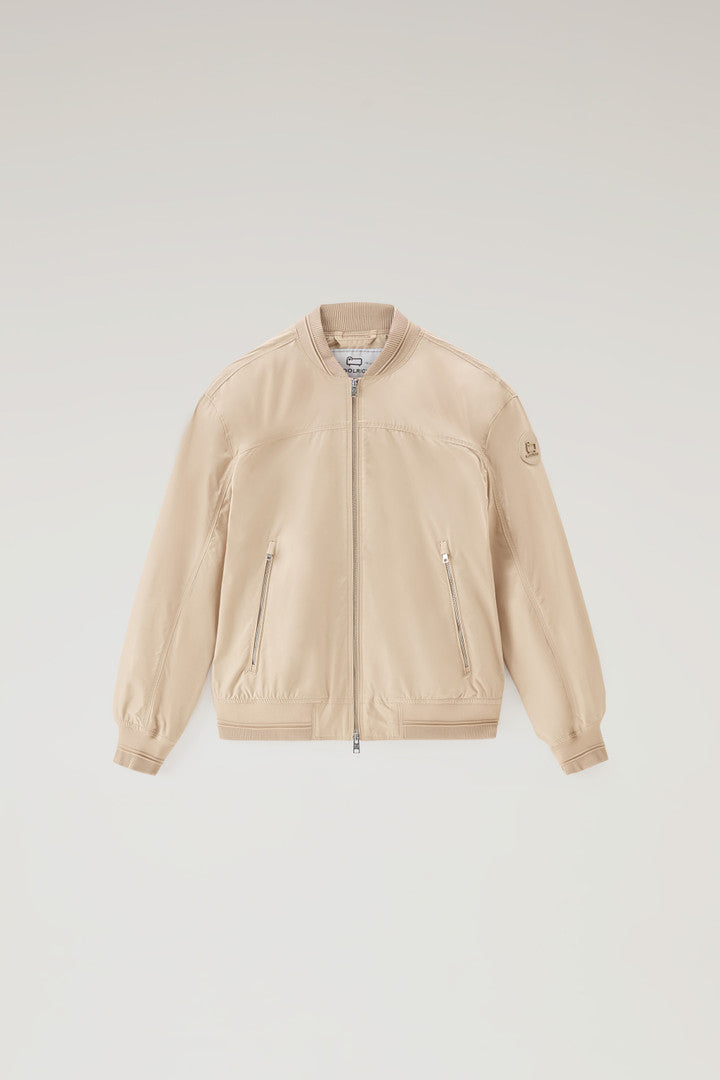 Summer Bomber in Urban Touch (Melton Blue) - Detail View 1