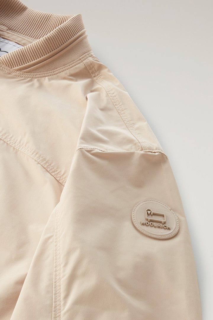 Summer Bomber in Urban Touch (Melton Blue) - Detail View 3