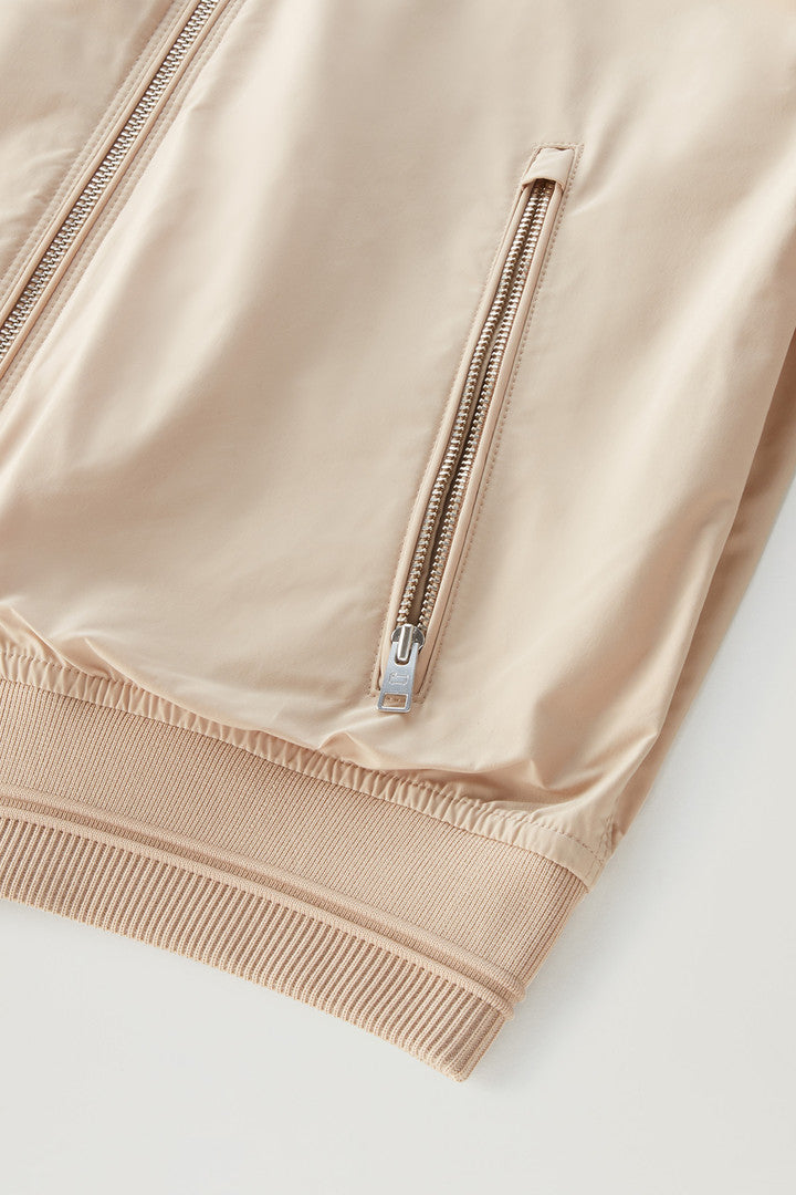 Summer Bomber in Urban Touch (Melton Blue) - Detail View 5