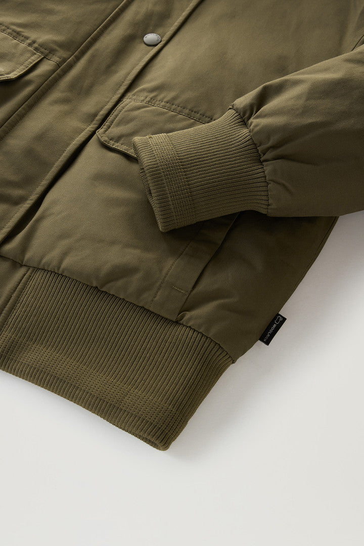 Arctic Bomber in Ramar Cloth (Dark Green) - Detail View 3