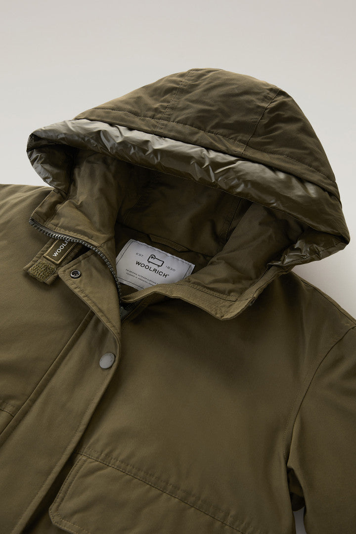 Arctic Bomber in Ramar Cloth (Dark Green) - Detail View 1