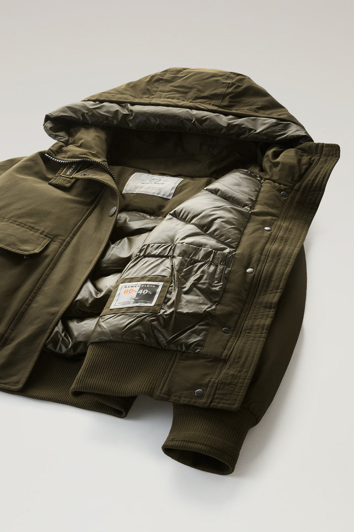 Arctic Bomber in Ramar Cloth (Black) - Detail View 5