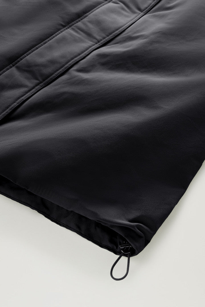 Long Parka in Brushed Ramar Cloth (Tundra Grey) - Detail View 6