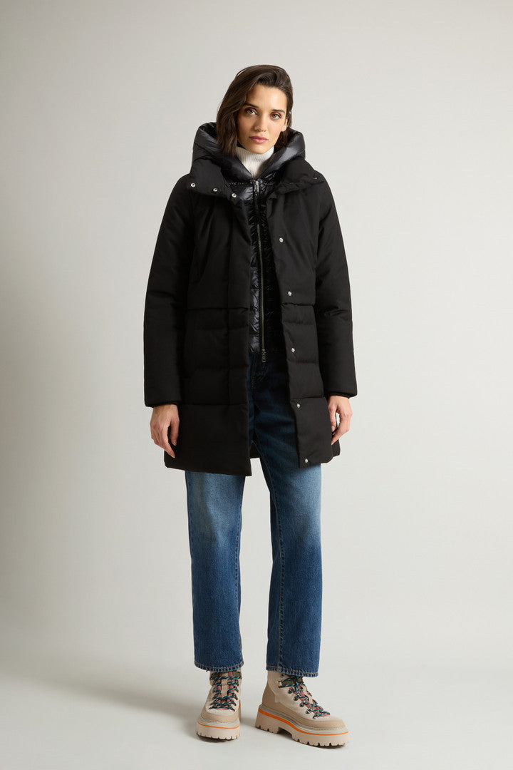 2-in-1 Luxe Prescott Parka (Black) - Detail View 2