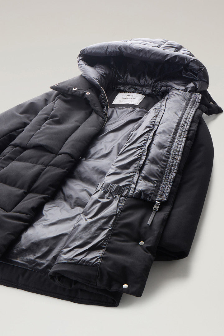 2-in-1 Luxe Prescott Parka (Black) - Detail View 10