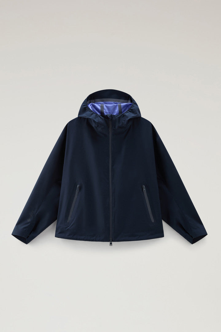 Jacket in WINDSTOPPER GORE-TEX (Melton Blue) - Main View