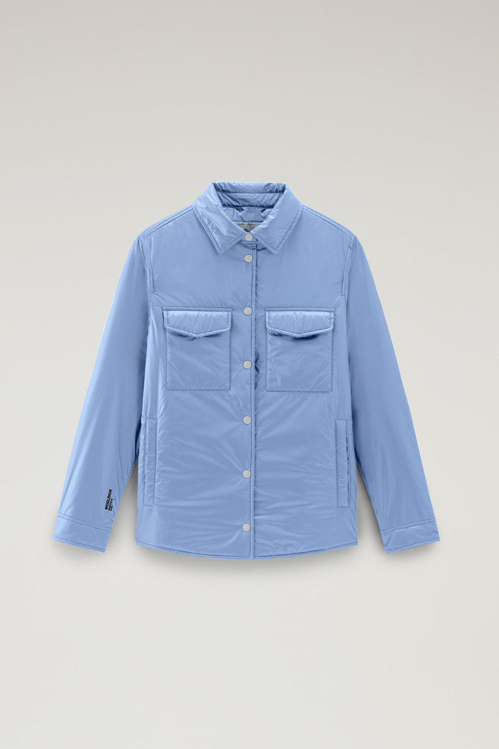 Padded Overshirt in Recycled Pertex Quantum (Sea Breeze) - Main View