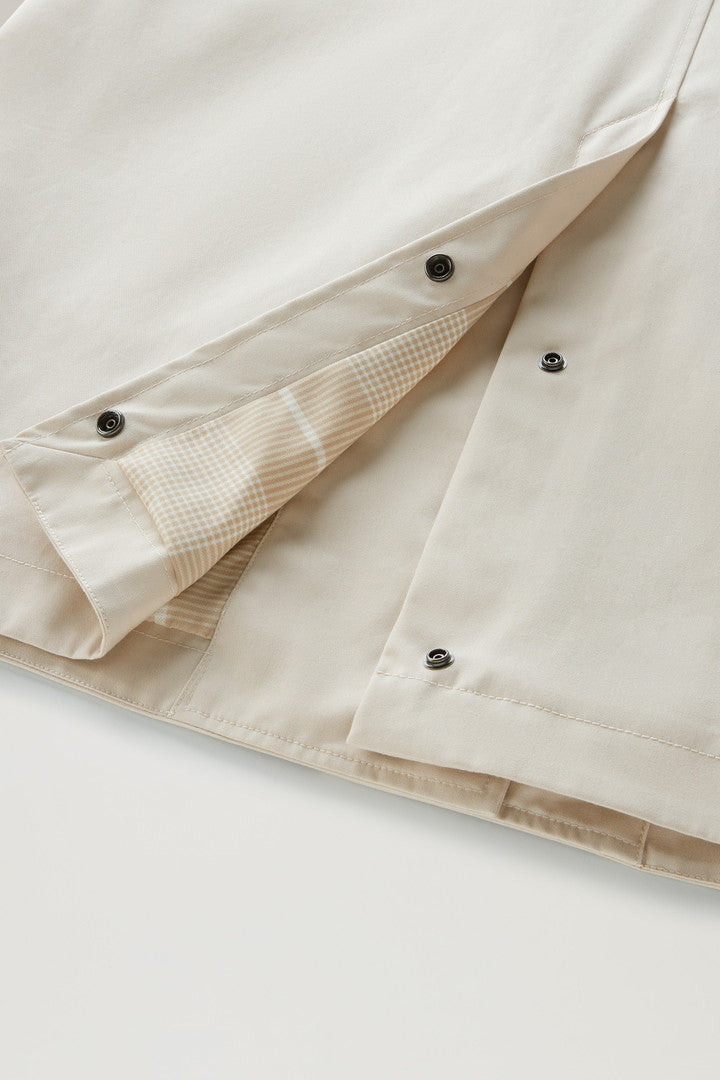 Havice Trench Coat in Best Cotton (Light Oak) - Detail View 4