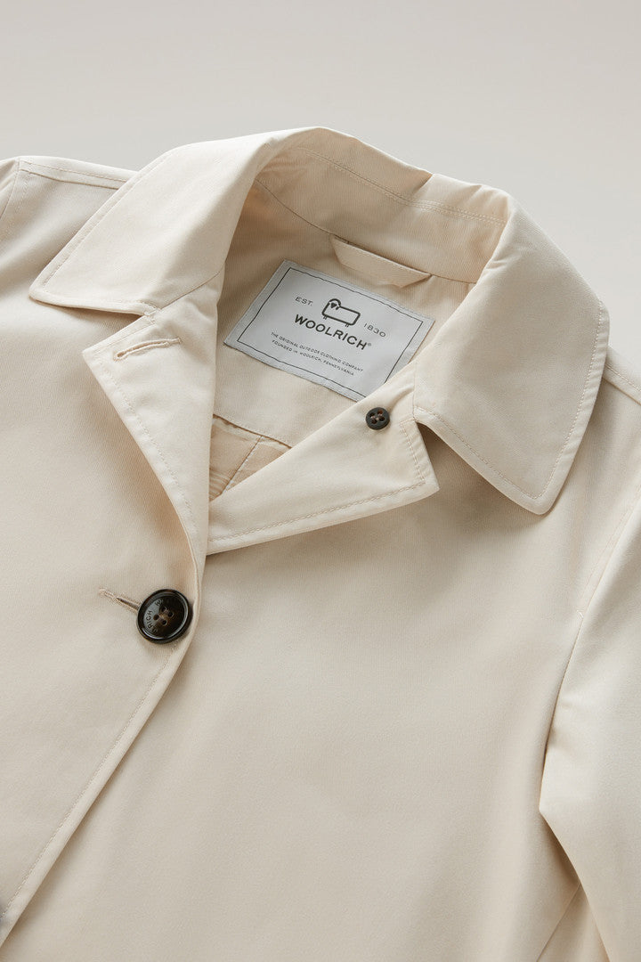 Havice Trench Coat in Best Cotton (Light Oak) - Detail View 2