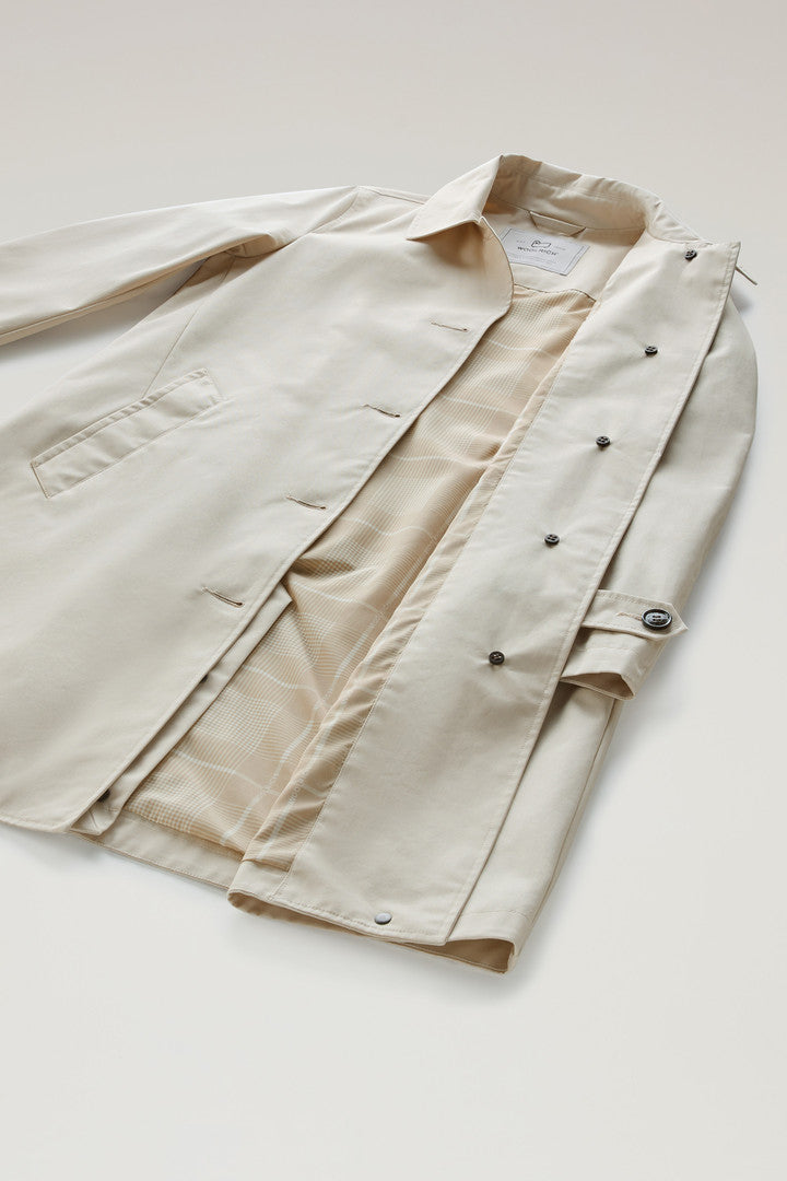 Havice Trench Coat in Best Cotton (Light Oak) - Detail View 5