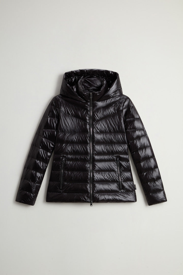 Aliquippa Lightweight Down Jacket (Oxford Tan) - Detail View 10