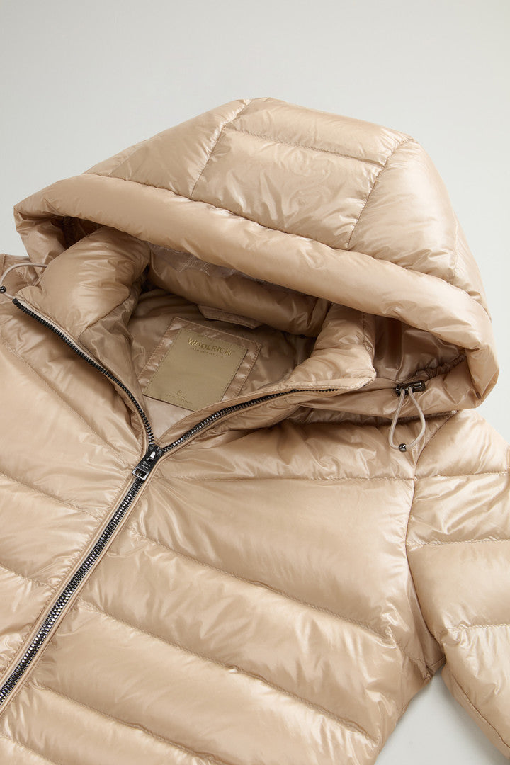 Aliquippa Lightweight Down Jacket (Oxford Tan) - Detail View 5