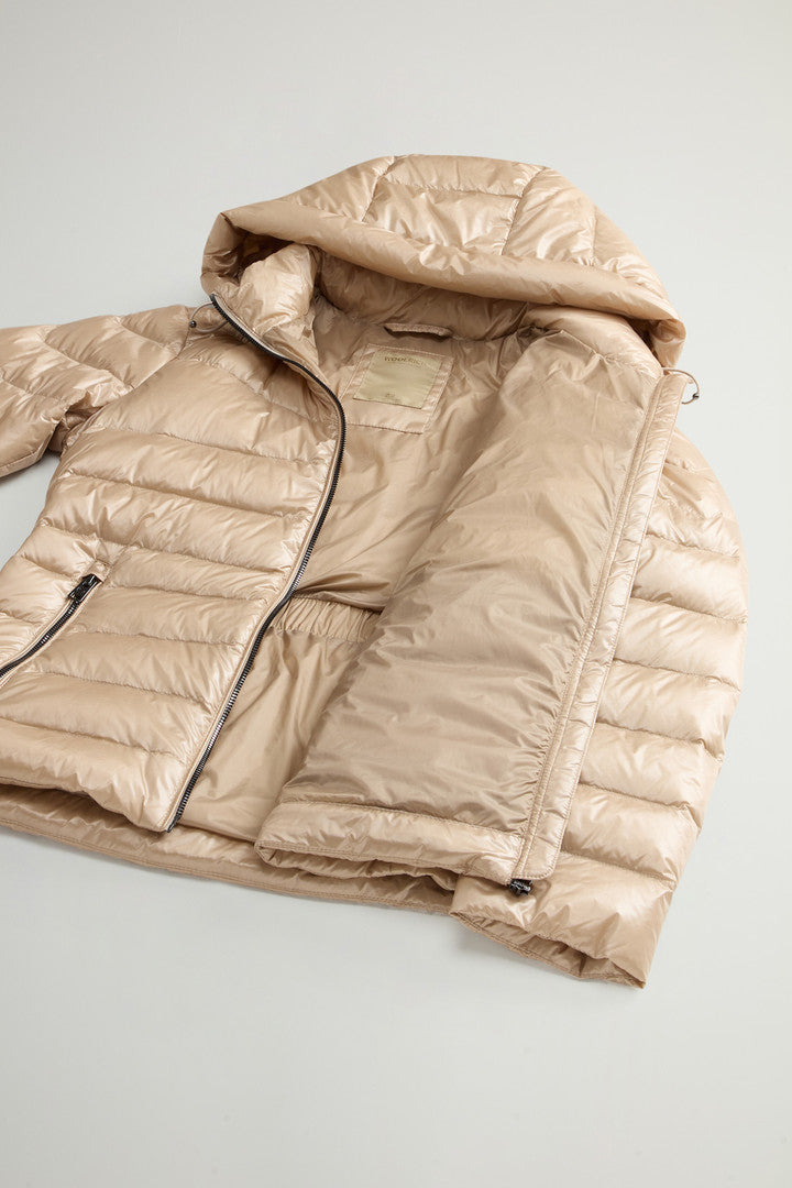Aliquippa Lightweight Down Jacket (Oxford Tan) - Detail View 7