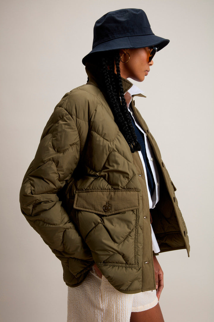 Microfiber Heritage Jacket (Melton Blue) - Detail View 9
