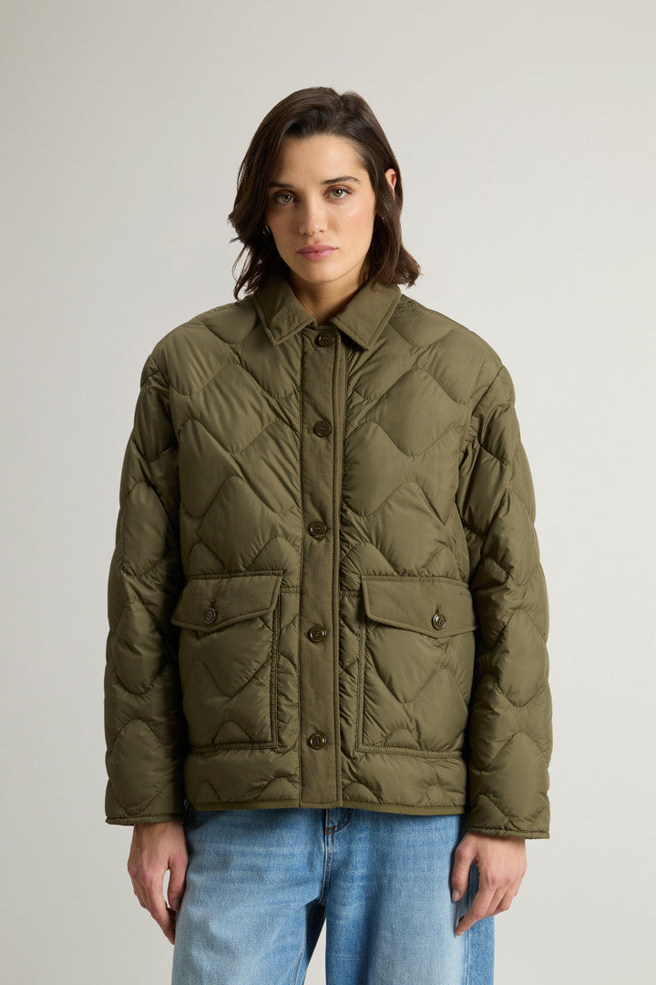 Microfiber Heritage Jacket (Greenstone) - Detail View 1
