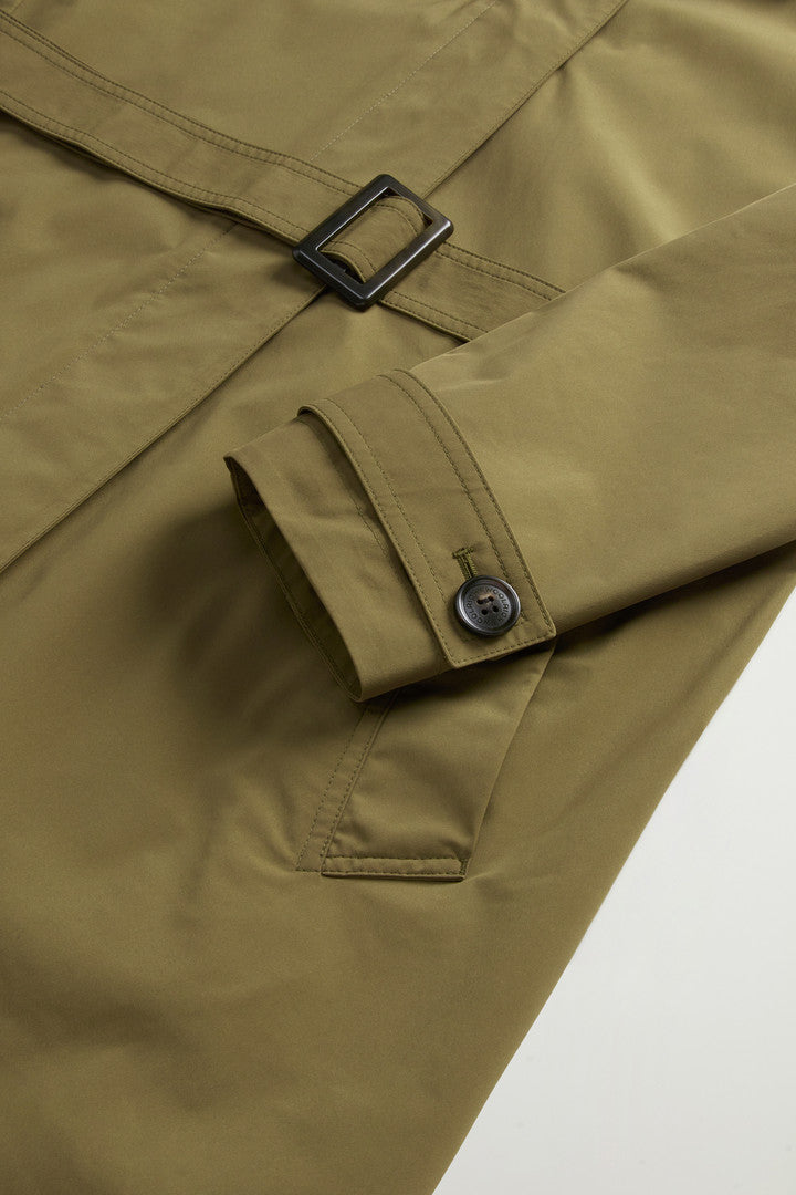 Urban Touch Trench Coat (Greenstone) - Detail View 6