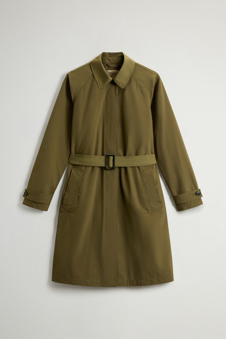 Urban Touch Trench Coat (Greenstone) - Detail View 4