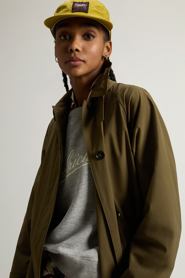 Urban Touch Trench Coat (Madder Brown) - Detail View 3