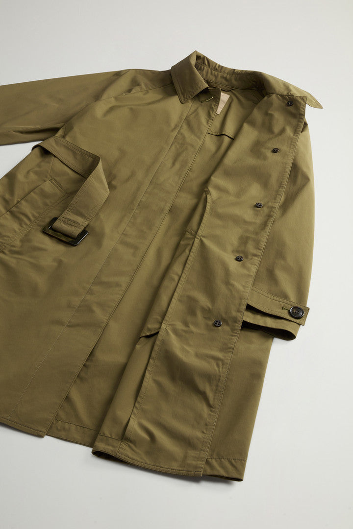Urban Touch Trench Coat (Greenstone) - Detail View 7