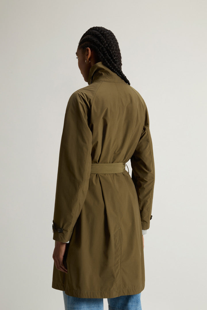 Urban Touch Trench Coat (Madder Brown) - Detail View 2