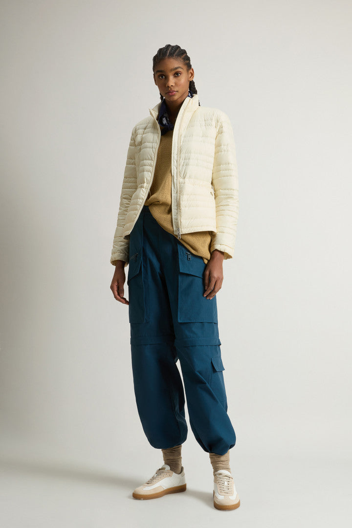 Padded Microfiber Jacket (Melton Blue) - Detail View 2