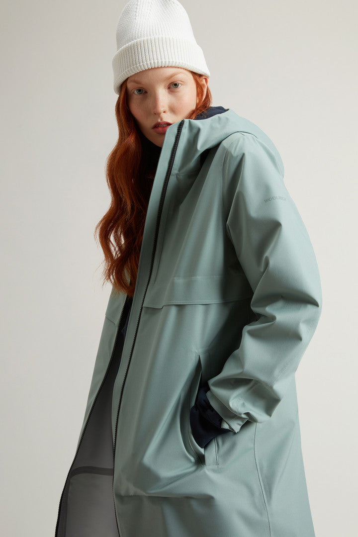 Waterproof Parka in Light Stretch (Black) - Detail View 3